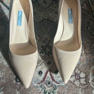 Luxury brand Prada dress shoes.